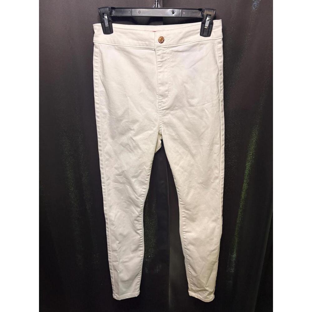 Guess Ulta-High Rise Skinny White Pants